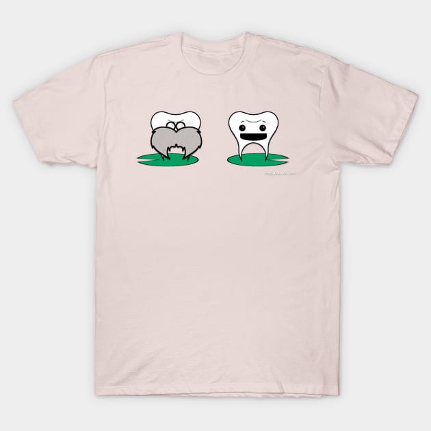 Total Crap Teeth Shirt T-Shirt by Hazard Studios